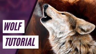 How To Paint A Realistic WOLF [upl. by Ahcropal]