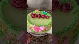 Pista cake cakedesign buttercream ￼ [upl. by Drofxer]