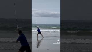 Surfcasting in oceano surfcasting orata oceano francia [upl. by Nylesoj]