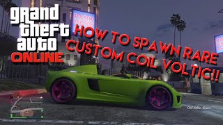 How to Spawn VERY RARE CUSTOMIZED COIL VOLTIC on GTA 5 Online Tips amp Tricks [upl. by Attezi]