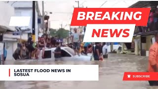 Flash Floods In Sosua Maranatha sosua sosuaupdate [upl. by Acinoreb]