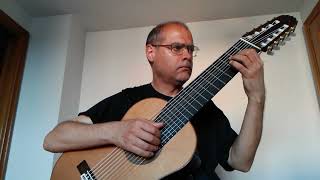 Le Papillon Op50 No23 Grazioso  Mauro Giuliani  10 String Guitar [upl. by Darrow]