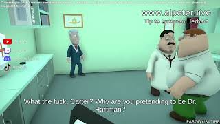 Peter discovers Dr Hartman is actually Carter Pewterschmidt  AI Family Guy [upl. by Ihcekn]