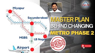 Metro Phase 2 Route new proposal by CM Revanth Reddy  Hyderabad Metro Rail  VBVRProjects [upl. by Almat]