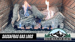 Sassafras Refractory ventfree Gas Logs by White Mountain Hearth [upl. by Orelia]