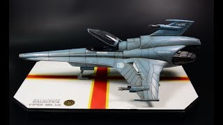 Viper MK VII Battlestar Galactica  RevellMoebius 132  SciFi Plastic Model [upl. by Ellivnarg]