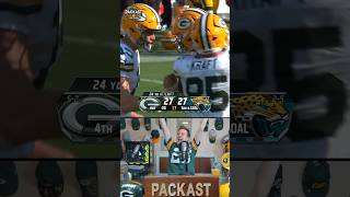 Packers Hit Another Game Winning FG vs Jaguars nfl shorts [upl. by Atinrehs308]