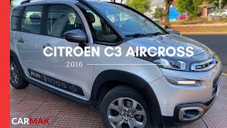 Citroen C3 Aircross 16 Shine 2016 61000 km  Carmak autos usados misiones [upl. by Elurd]