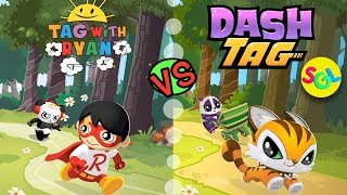 RYAN vs PETS TAG WITH RYAN vs DASH TAG  Ryan ToysReview iPhone iPad Android Game  SGL Gameplay [upl. by Eliezer619]