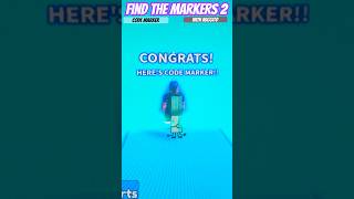 CODE MARKER in FIND THE MARKERS 2 by StuyPlayz1 roblox findthemarkers2 [upl. by Anyr]