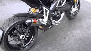 Ducati Multistrada Akrapovic Exhaustbefore and after [upl. by Searle]