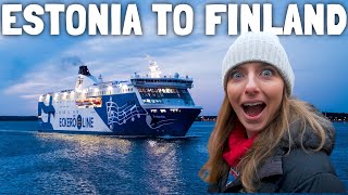 CHEAPEST FERRY FROM TALLINN TO HELSINKI Eckerö Line Cruise [upl. by Sheaff]