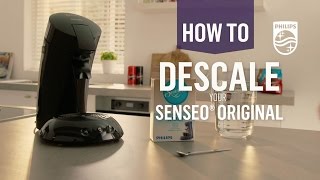 How to descale your Senseo® Original Coffee pod machine  Philips  HD7833 [upl. by Letta]