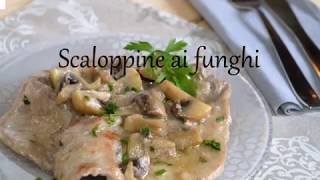 Scaloppine ai funghi [upl. by Deden529]