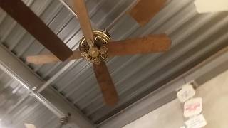 Odyssey Creations Inc of Dallas Texas Solid Brass Gear Driven Ceiling Fan [upl. by Carolus284]