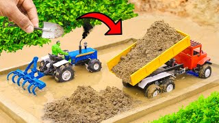 diy mini tractor cultivator science project using a diesel engine water pump [upl. by Eugirne9]