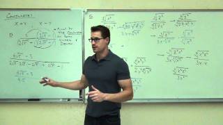 Intermediate Algebra Lecture 105 Rationalization of Radical Expressions Roots [upl. by Eeliah]