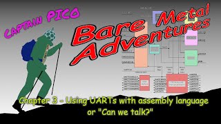 RP2040  Using UARTs with RP2040 Assembly Language  BMA03 [upl. by Aneras]