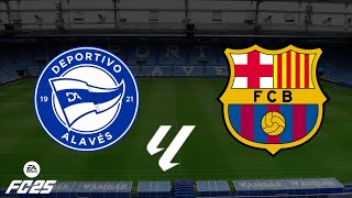 Deportivo Alaves vs Barcelona 6102024 La Liga [upl. by Gentes501]