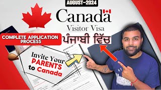 Invite Your Parents to Canada on Visitor Visa Step by Step application GuideNo Agent needed 🙌🇨🇦❤️ [upl. by Briant279]