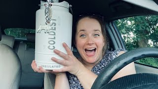 The Coldest Water Bottle Gallon Sized  Real Review [upl. by Dihaz]