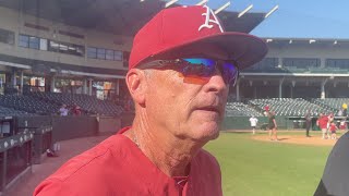 Dave Van Horn postgame  Arkansas vs Oklahoma State DH Fall Exhibition [upl. by Scarrow]