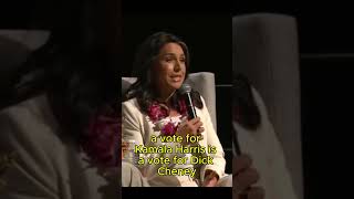 Tulsi Gabbard tears apart Kamala Harris and Dick Cheney trump america politics election [upl. by Azeret]