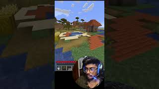 MAKING IRON FARM GONE WRONG  minecraft shorts ironfarm [upl. by Anwad]