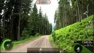 25 minute Indoor Cycling Workout Austria Alps Garmin 4K Video [upl. by Elmira125]