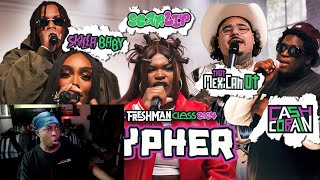 2024 XXL Freshman Cypher With Mexican OT Skilla Baby ScarLip Cash Cobain and Lay Bankz REACTION [upl. by Andel]