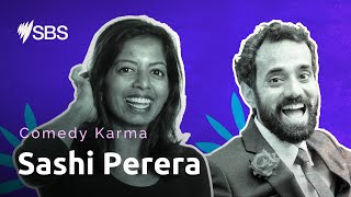 Sashi Perera can deal with online hate but lost it at a DM from Hasan Minhaj  COMEDY KARMA Ep 2 [upl. by Gladine]