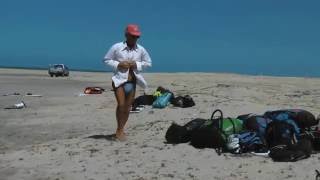 Jacques Pourbaix the oldest kitesurfer in the world [upl. by Dranel]