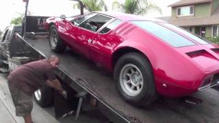 1969 De Tomaso Mangusta delivery [upl. by Pontius]