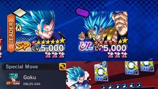 NEW SSB SHALLOT  ULTRA GOGETA BLUE  BROKEN SHOWCASE Z NEW GAUGE  Dragon Ball Legends [upl. by Sualk]