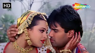 Bindiya Bole Kya Bole Kajra Bole  Alka Yagnik  Raghuveer 1995  Suniel Shetty  Shilpa Shirodkar [upl. by Eelek]