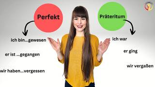 Präteritum oder Perfekt deutschlernen germancourse deutschunterricht german lerndeutsch [upl. by Ettevets]