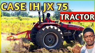 CASE IH JX75 TRACTOR Ploughing [upl. by Goat]