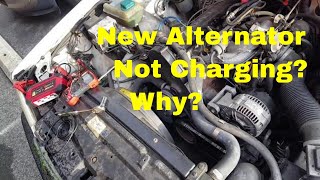 95 Volvo 940 Failed Alternator Wire [upl. by Elleiad]