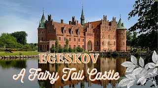 Egeskov Castle In Funen Denmark  Egeskov Castle Tour  Renaissance Water Castle [upl. by Der]