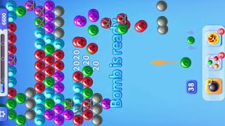 Bubble Shooter Gameplay  Bubble Shooter game level 32 [upl. by Eimarrej]