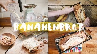 Rezept Veganes Bananenbrot TEAANDTREATS [upl. by Allys]