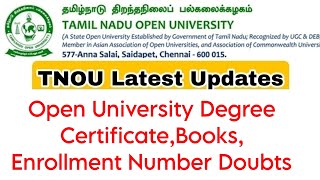 Tamilnadu Open University Students Important Doubts And Answers 👍 [upl. by Rondon]