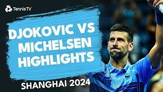 Novak Djokovic Plays His First Match In China Since 2019  Shanghai 2024 Highlights [upl. by Alexander]