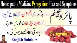 Pyrogenium 200 uses in Hindi  Uses and Symptoms  Pyrogenium  Typhoid Fever medicine  Anti Septic [upl. by Novar]