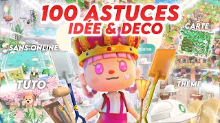 100 ASTUCES  IDÉES DÉCO’ dans ANIMAL CROSSING NEW HORIZONS 5 ⭐️ [upl. by Einahpts]