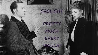 GASLIGHT 1944 EVERY quotPAULAquot EVER CHARLES BOYER INGRID BERGMAN FUNNY [upl. by Ecidnacal467]