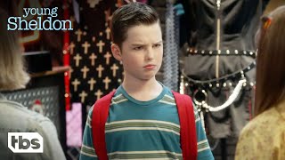 Paige Uses Sheldon To Shoplift Clip  Young Sheldon  TBS [upl. by Aikmat358]