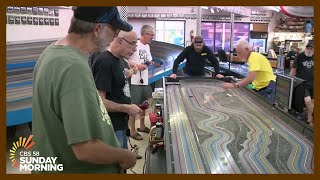 This is slot car heaven Thursday race nights come alive at Lucky Bobs [upl. by Cross]