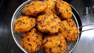 மசால் வடை இப்படி செஞ்சா ரொம்ப நேரம் மொறுமொறுப்பா இருக்கும்  Masal vadai  Snacks Recipes Tamil [upl. by Smitty843]