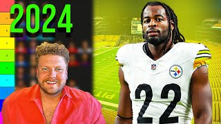 Updated Top 30 Running Back Rankings For 2024 Fantasy Football [upl. by Tasia]